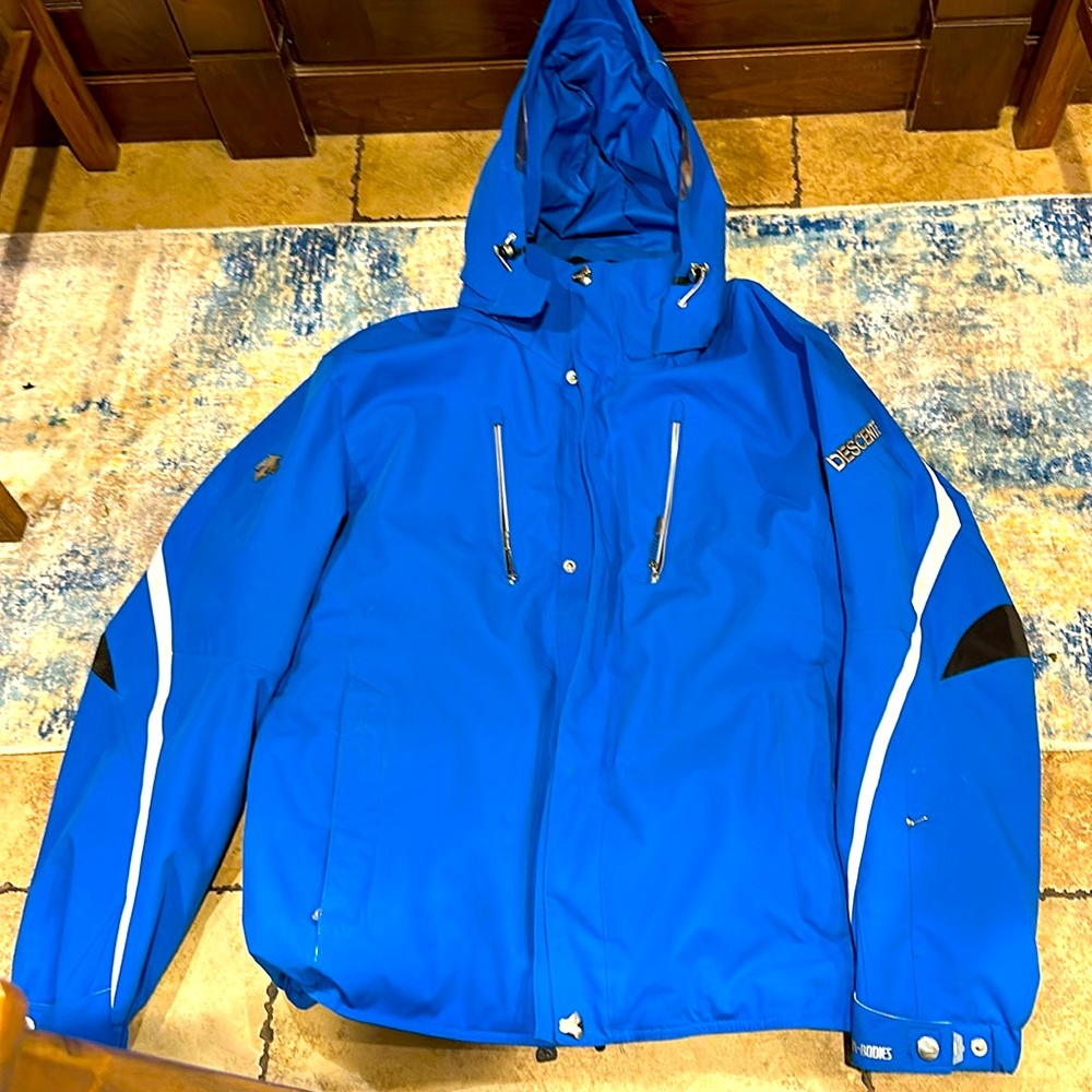 Bright Blue DESCENTE Men’s XXL Ski Jacket